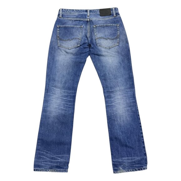 JACK & JONES Clark Bootcut Luxury Designer Casual Denim Jeans Mens 32x34 - Picture 2 of 8